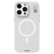 Apple iPhone 14 Pro Kılıf M-safe Şarj Özellikli Standlı YoungKit Hermit Bracket Serisi Kapak