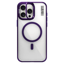 Apple iPhone 14 Pro Max Kılıf M-safe Şarj Özellikli Sararma Önleyici Youngkit Crystal Grid Kapak