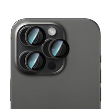 iPhone 15 Pro CaseWorld Alloy Serisi Oleofobik Anti Reflective Kamera Lens Koruyucu Siyah