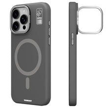 Apple iPhone 15 Pro Kılıf M-safe Şarj Özellikli Kamera Standlı Youngkit Bitty Cream Kapak