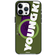 Apple iPhone 15 Pro Max Kılıf M-safe Şarj Özellikli Youngkit Binfen Serisi Yazı Temalı Kapak