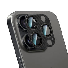 iPhone 16 Pro CaseWorld Karbon Fiber Serisi Anti Reflective Full Kamera Lens Koruyucu Siyah