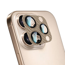 iPhone 16 Pro CaseWorld Karbon Fiber Serisi Anti Reflective Full Kamera Lens Koruyucu Gold