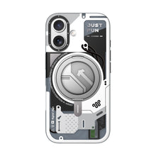 iPhone 17 Uyumlu Kılıf M-safe Şarj Özellikli Youngkit Starship Serisi Kapak Beyaz