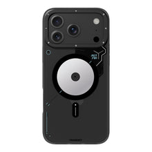 iPhone 18 Pro Uyumlu Kılıf M-safe Şarj Özellikli Disk Desenli Youngkit Disc Battle Kapak Siyah