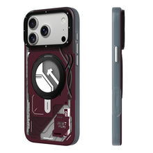 iPhone 18 Pro Max Uyumlu Kılıf M-safe Şarj Özellikli Youngkit Starship Serisi Kapak - Bordo