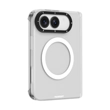 iPhone Duo Uyumlu Kılıf M-safe Şarj Özellikli Youngkit Hidden Sand Serisi Kapak Beyaz