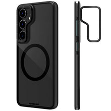 Galaxy S24 Kılıf M-safe Şarj Özellikli Sararma Önleyici Youngkit Crystal Grid Kapak