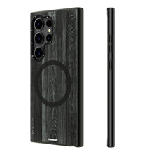 Galaxy S24 Ultra Kılıf M-safe Şarj Özellikli Sararmaya Dayanıklı Youngkit Wood Forest Serisi Kapak