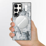 Galaxy S24 Ultra Kılıf M-safe Şarj Özellikli YoungKit Technology Serisi Kapak