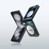 Galaxy Z Flip 6 Kılıf M-safe Şarj Özellikli Youngkit Technology Serisi Kapak