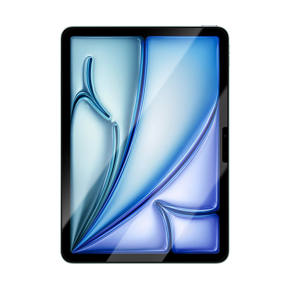 iPad Air 13 2024 Uyumlu CaseWorld Steel Shield Serisi Temperli Cam Ekran Koruyucu Kurulum Kitli