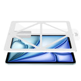 iPad Air 13 2024 Uyumlu CaseWorld Steel Shield Serisi Temperli Cam Ekran Koruyucu Kurulum Kitli