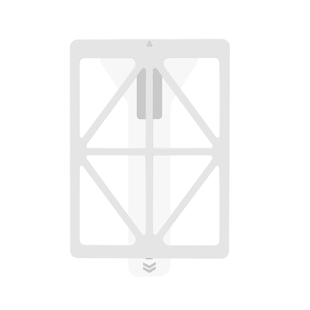 iPad Air 13 2024 Uyumlu CaseWorld Steel Shield Serisi Temperli Cam Ekran Koruyucu Kurulum Kitli