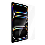 iPad Pro 11 2024 Uyumlu CaseWorld Steel Shield Serisi Temperli Cam Ekran Koruyucu Kurulum Kitli