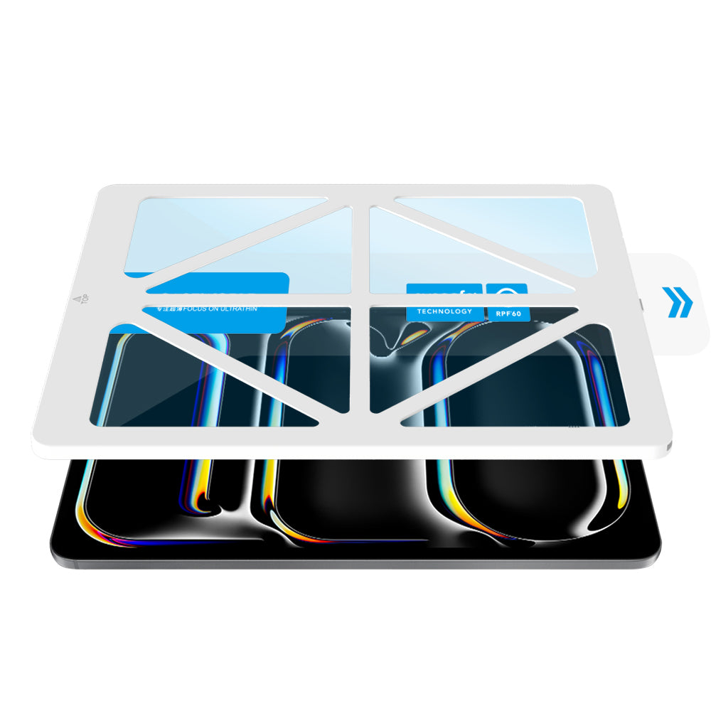 iPad Pro 13 2024 Uyumlu Cam Ekran Koruyucu CaseWorld Eyesafe Mavi Işık Teknolojili Kurulum Kitli