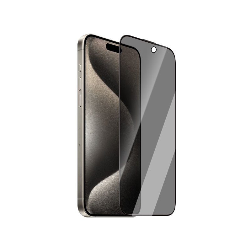 iPhone 13 Uyumlu CaseWorld HD Serisi 0.33mm Privacy Hayalet Temperli Cam Ekran Koruyucu