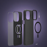 Apple iPhone 13 Kılıf M-safe Şarj Özellikli Standlı YoungKit Hermit Bracket Serisi Kapak