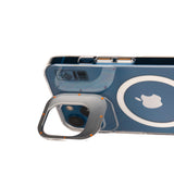 Apple iPhone 13 Kılıf M-safe Şarj Özellikli Standlı YoungKit Hermit Bracket Serisi Kapak