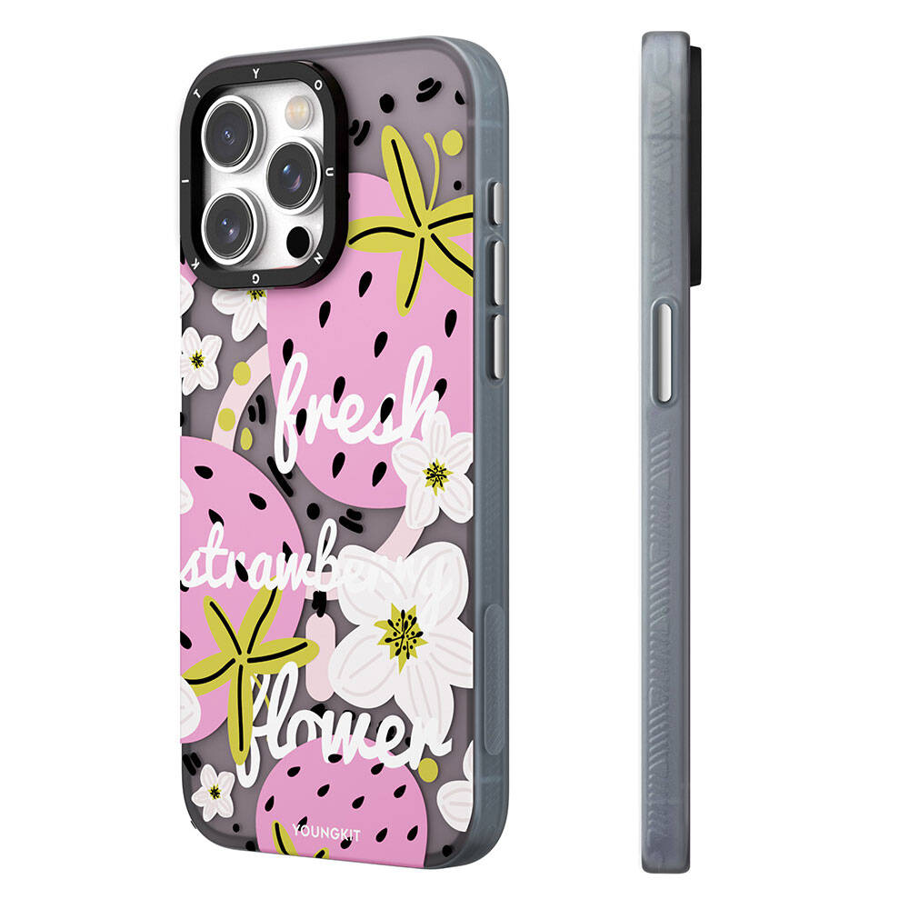 Apple iPhone 13 Kılıf M-safe Şarj Özellikli Yaz Meyvesi Desenli Youngkit Fruity Flavour Serisi Kapak