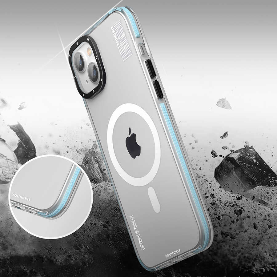Apple iPhone 13 Kılıf M-safe Şarj Özellikli YoungKit Exquisite Serisi Kapak