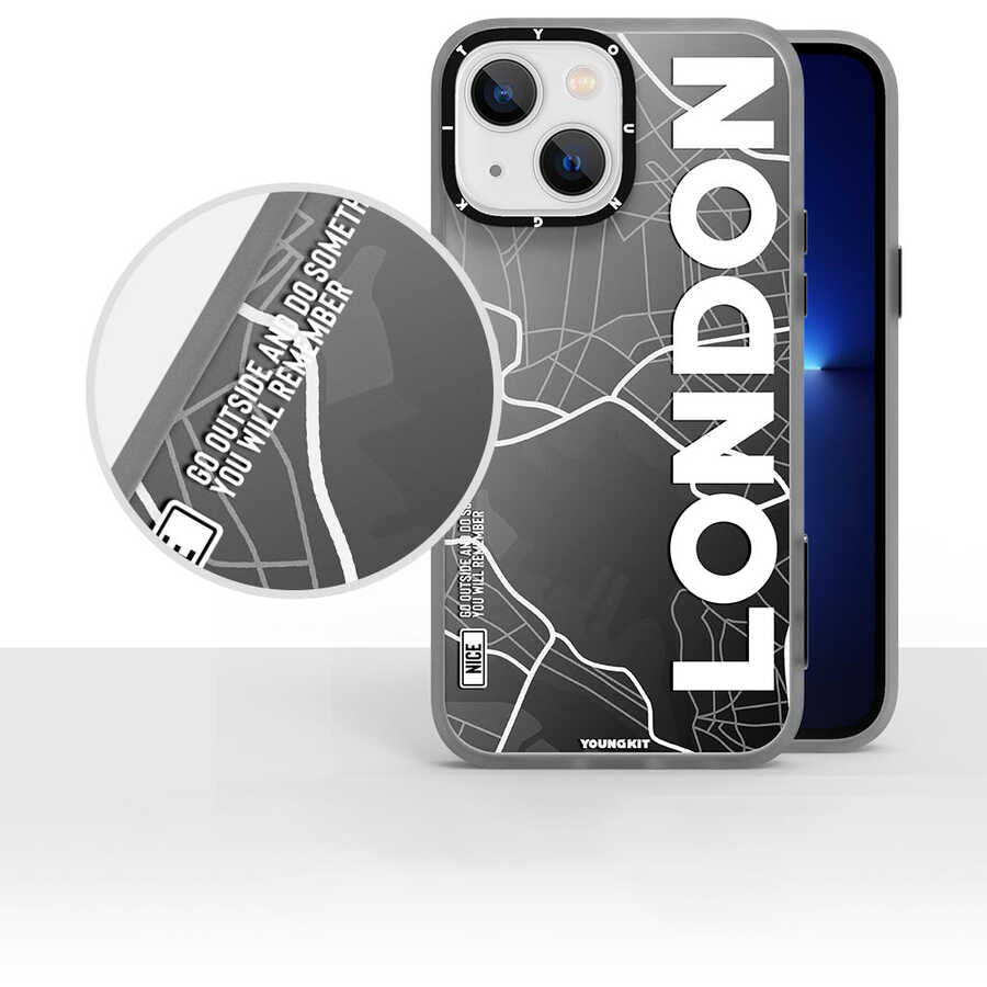 Apple iPhone 13 Kılıf YoungKit World Trip Serisi Kapak