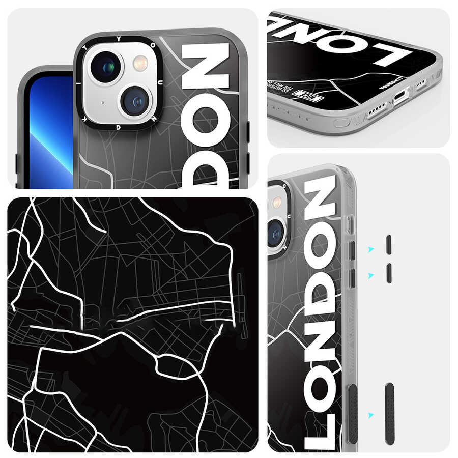 Apple iPhone 13 Kılıf YoungKit World Trip Serisi Kapak