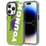 Apple iPhone 13 Pro Kılıf M-safe Şarj Özellikli Youngkit Binfen Serisi Yazı Temalı Kapak
