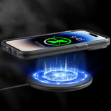 Apple iPhone 13 Pro Kılıf M-safe Şarj Özellikli Youngkit Binfen Serisi Yazı Temalı Kapak