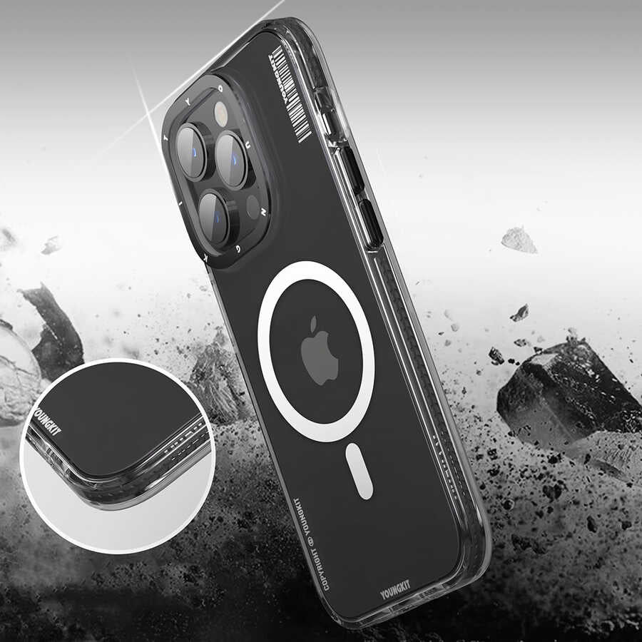 Apple iPhone 13 Pro Kılıf M-safe Şarj Özellikli YoungKit Exquisite Serisi Kapak
