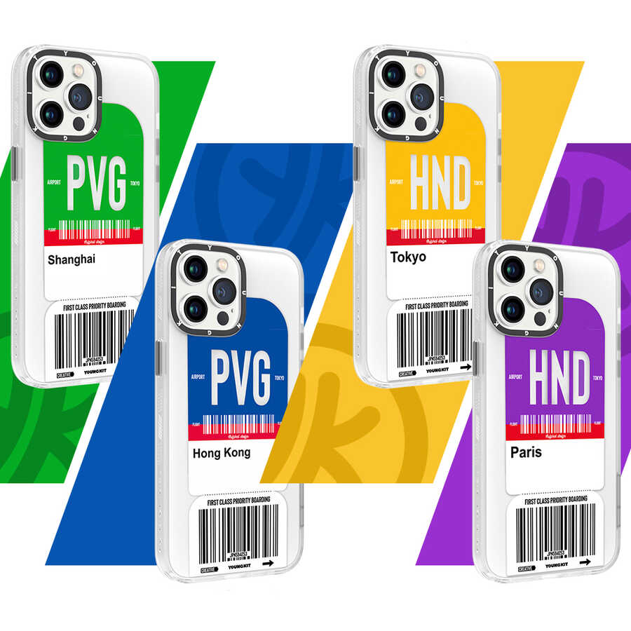 Apple iPhone 13 Pro Kılıf YoungKit Any Time Trip Serisi Kapak