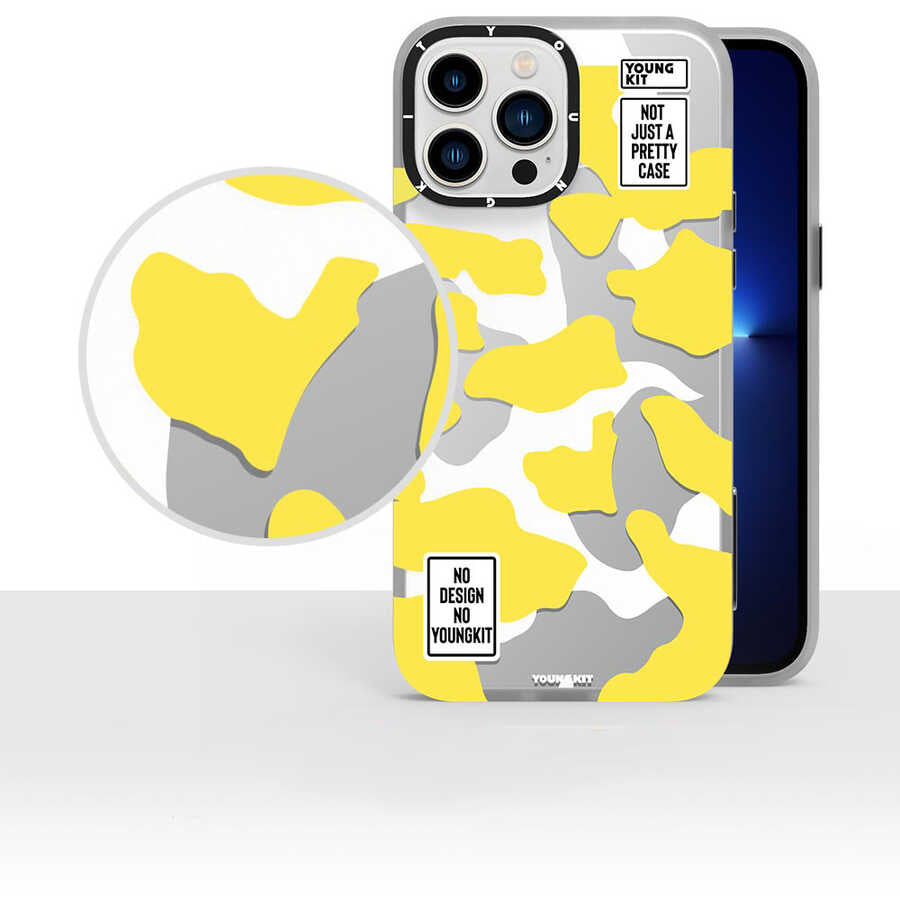 Apple iPhone 13 Pro Kılıf YoungKit Kamuflaj Serisi Kapak