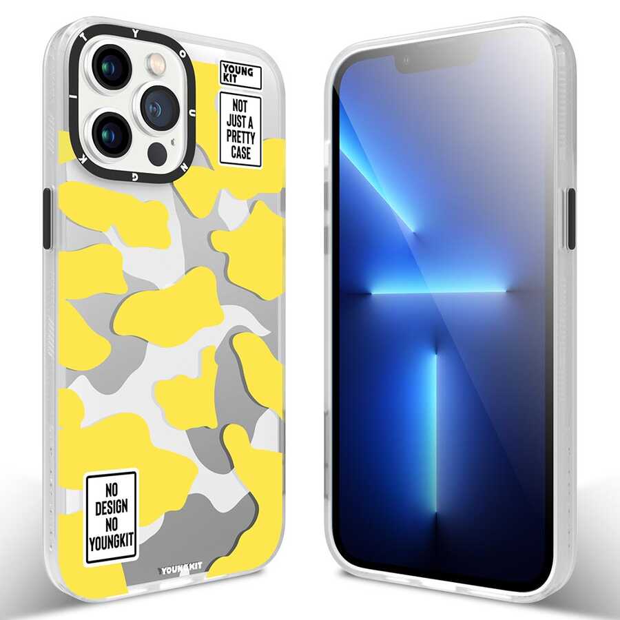 Apple iPhone 13 Pro Max Kılıf YoungKit Kamuflaj Serisi Kapak