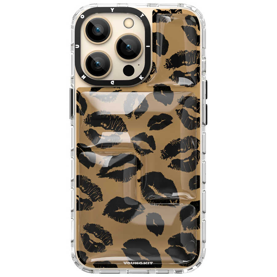 Apple iPhone 13 Pro Max Kılıf YoungKit Leopard Article Serisi Kapak
