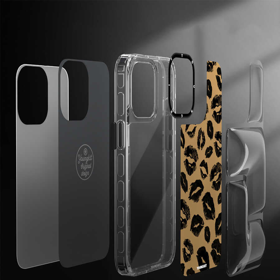 Apple iPhone 13 Pro Max Kılıf YoungKit Leopard Article Serisi Kapak