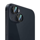 iPhone 14 Uyumlu CaseWorld Alloy Serisi Oleofobik Anti Reflective Kamera Lens Koruyucu Siyah