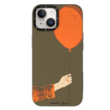 Apple iPhone 14 Kılıf M-safe Şarj Özellikli Youngkit Orange Serisi Flying Balloon Kapak