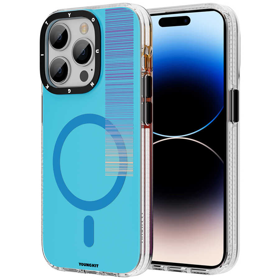 Apple iPhone 14 Pro Kılıf M-safe Şarj Özellikli Youngkit Pure Serisi Kapak