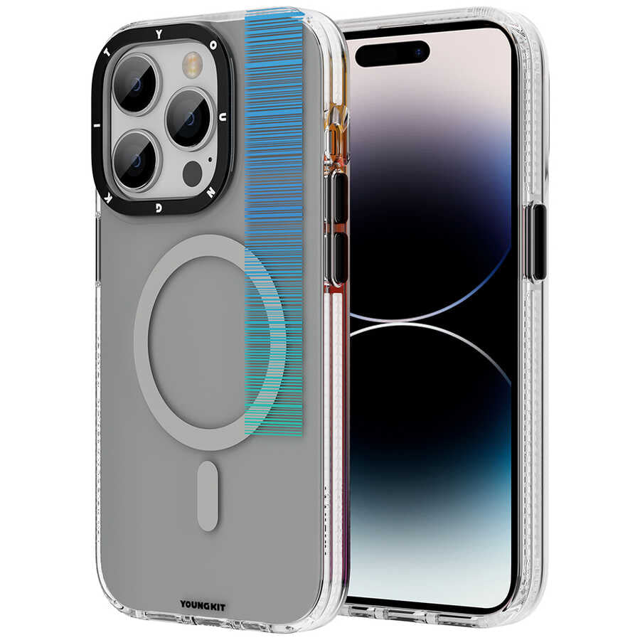 Apple iPhone 14 Pro Kılıf M-safe Şarj Özellikli Youngkit Pure Serisi Kapak