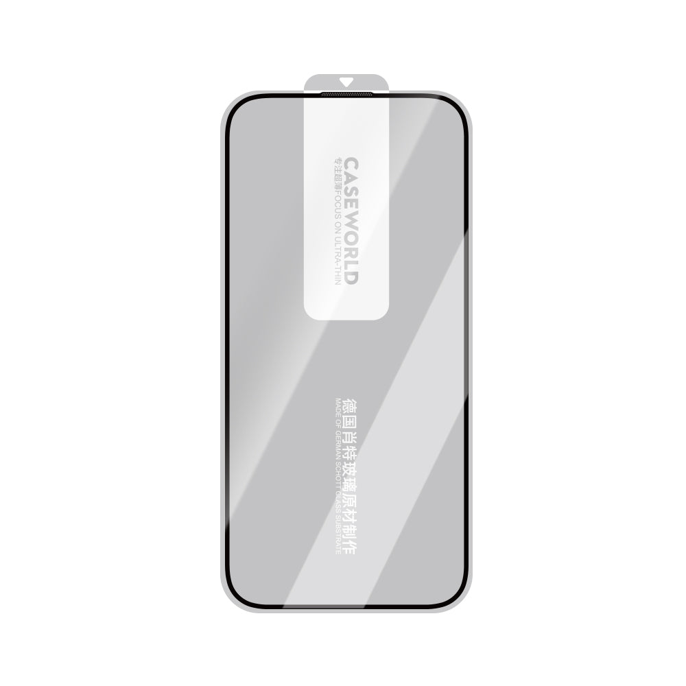 iPhone 14 Pro Max Uyumlu CaseWorld Ultra-Thin Serisi 0.15mm 2.5D Schott Cam Temperli Ekran Koruyucu