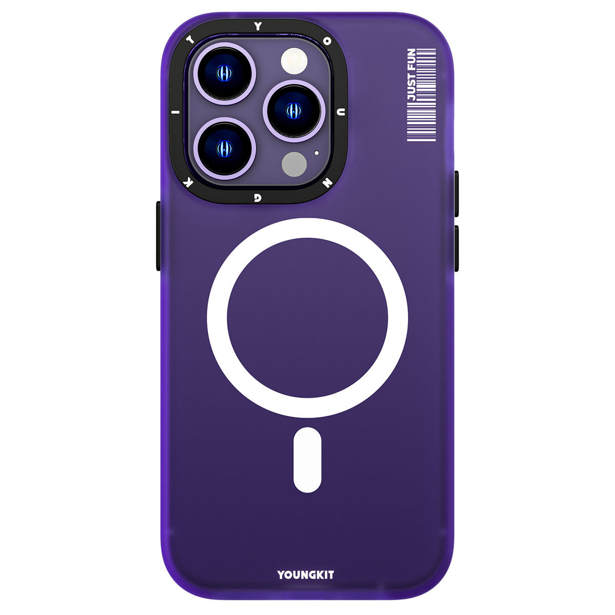 Apple iPhone 14 Pro Max Kılıf M-safe Şarj Özellikli Youngkit Colored Sand Serisi Kapak