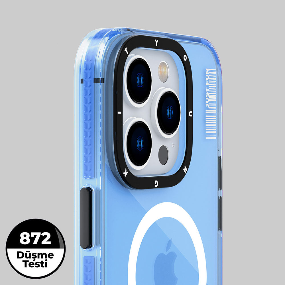 Apple iPhone 14 Pro Max Kılıf M-safe Şarj Özellikli YoungKit Crystal Color Serisi Kapak