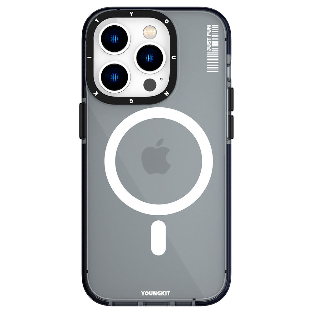 Apple iPhone 14 Pro Max Kılıf M-safe Şarj Özellikli YoungKit Crystal Color Serisi Kapak