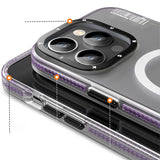 Apple iPhone 14 Pro Max Kılıf M-safe Şarj Özellikli Youngkit Jane Sand Serisi Kapak