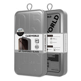 iPhone 15 Uyumlu CaseWorld 0.25mm Privacy 3D Temperli Cam Ekran Koruyucu Uygulama Aparatlı Siyah