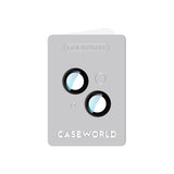 iPhone 15 CaseWorld Alloy Serisi Oleofobik Anti Reflective Kamera Lens Koruyucu Siyah