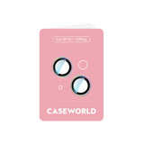 iPhone 15 Uyumlu CaseWorld Alloy Sparkling Diamond Serisi Taşlı Lens Koruyucu Colorful