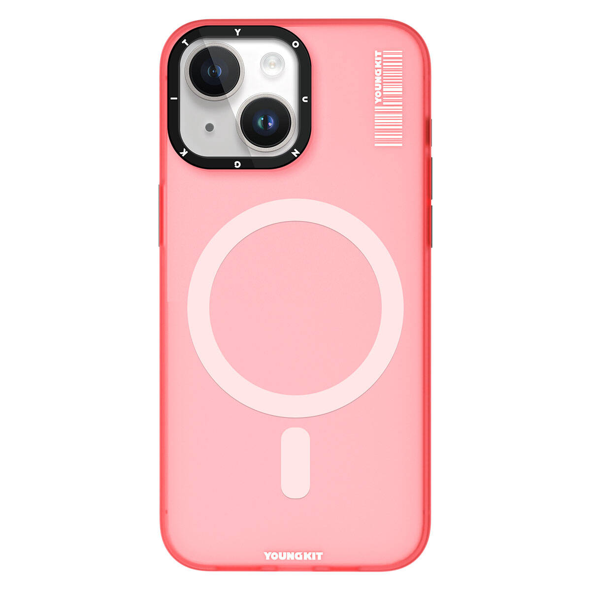 Apple iPhone 15 Kılıf M-safe Şarj Özellikli Youngkit Hidden Sand Serisi Kapak