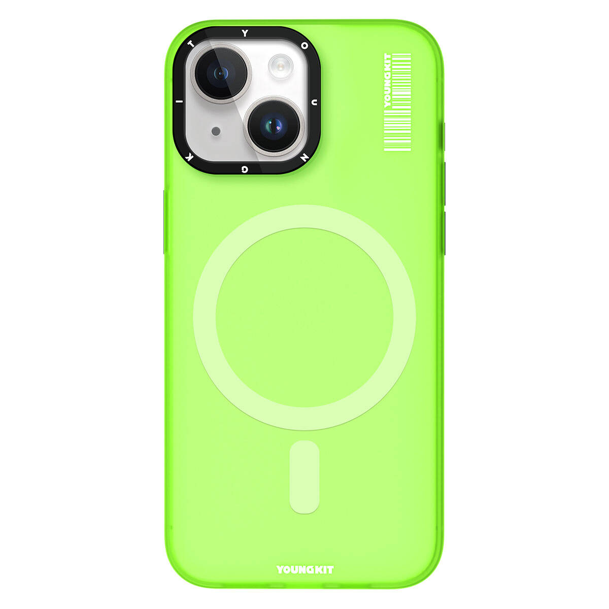 Apple iPhone 15 Kılıf M-safe Şarj Özellikli Youngkit Hidden Sand Serisi Kapak