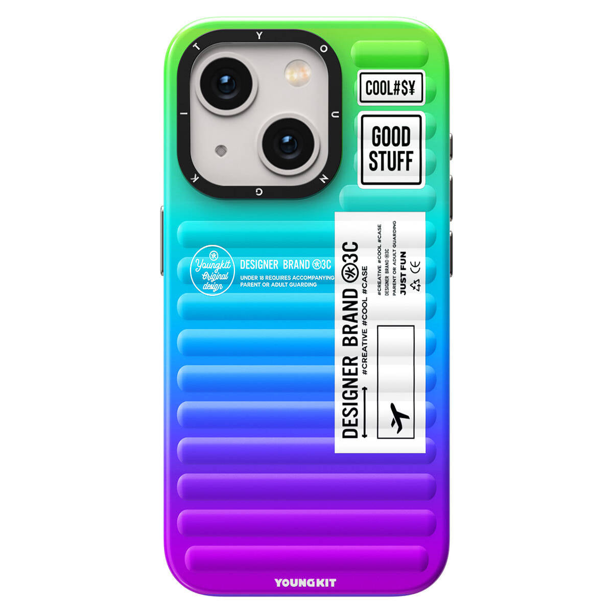 Apple iPhone 15 Kılıf YoungKit The Secret Color Serisi Kapak